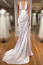 Halter V-Neck Mermaid Formal Prom Dress Elegant