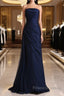 Formal Prom Dress A Line Elegant Chiffon With Ruffles Long Evening Dress