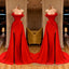 Sexy Red Off-the-Shoulder Long Formal Prom Dress With Split Online