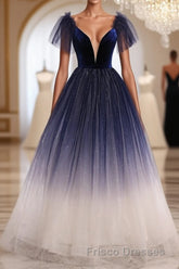 Elegant Backless Lace Up Long Charming Princess Formal Prom Dress For Girls