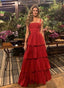 A-LINE LONG PROM DRESS