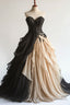A-Line Sweetheart Neck Chiffon Applique Long Prom Dress Elegant Evening Gown