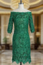 Amazing Short Evening Dress 3/4 Sleeves Mother of the Bride Dress Formal Dress