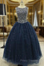 Ball Gown Formal Dress With Jewel-embellished Bodice Long Elegant Formal Prom Dress