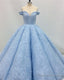 Ball Gown Lace Off The Shoulder Dresses