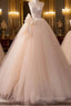 Beautiful A-Line Strapless Tulle Long Formal Prom Dress Formal Dress
