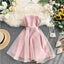 Beautiful Spaghetti Strap Chiffon Summer Homecoming Dress