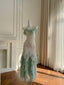 Beautiful Spaghetti Strap Mermaid Beaded Chiffon Prom Dress