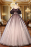 Black Fantasy Gradient Starry Sky Quinceanera Dress