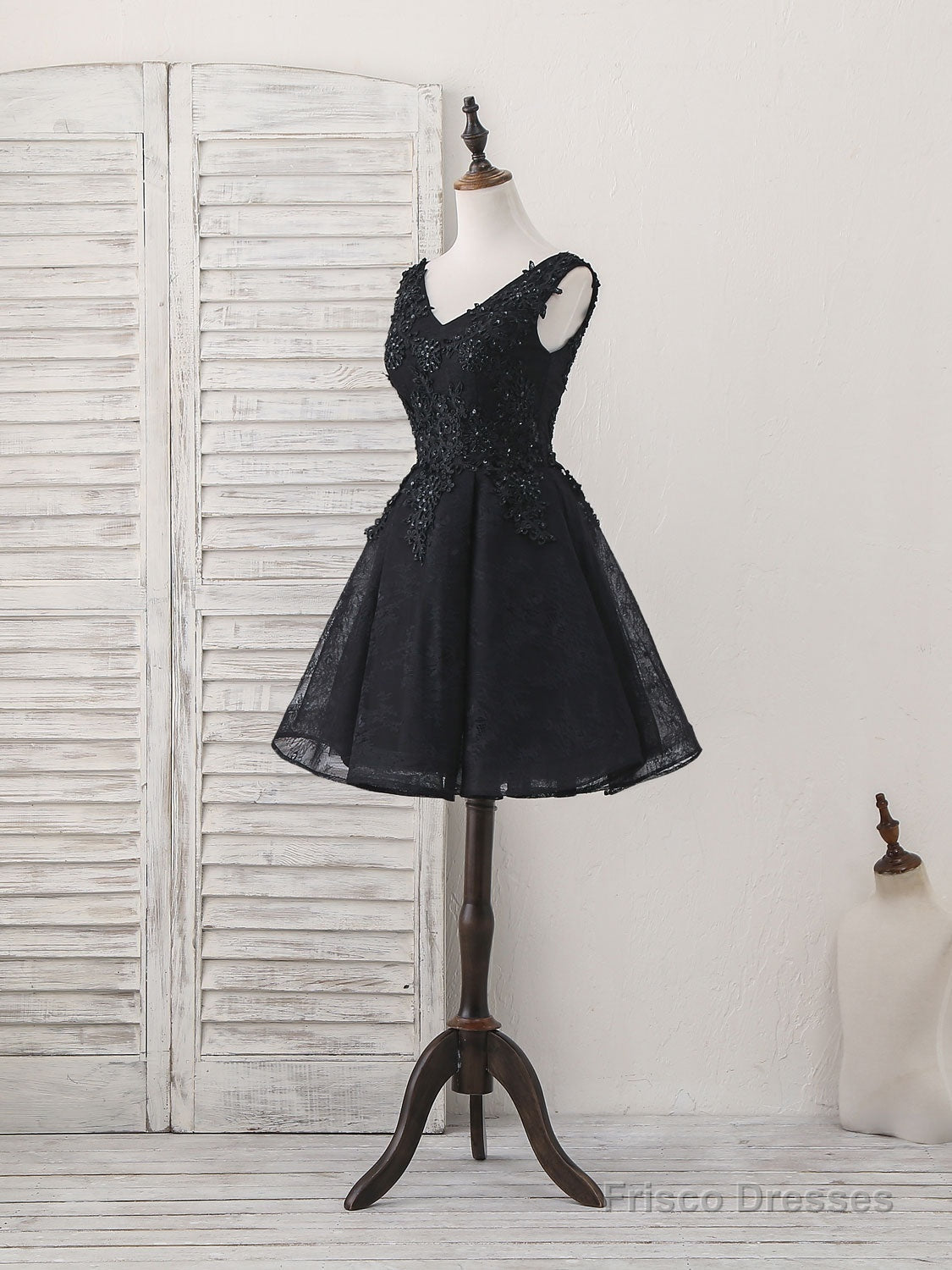 princess polly baby blue dress Black V Neck Lace V Neck Short Prom Dress, Black Homecoming Dress – Frisco  Dresses