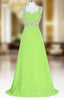 Brilliant Chiffon Beading Mother of the Bride Dress Floor Length Formal Evening