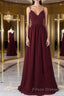 Burgundy tulle lace long Formal Prom Dresses burgundy lace evening Dresses