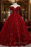 Charming Lace Sweetheart Off Shoulder Gown, Formal Prom Party Dress