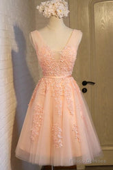 Charming Tulle Cute Homecoming Dress Short Prom Dress