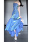 Chic Mermaid Spaghetti Straps Blue Long Prom Dress Birthday Dresses Birthday Outfits
