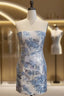 Chic Strapless Short Homecoming Dress