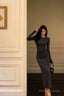 Classy Sheath Scoop Neckline Black Prom Dresses Birthday Outfits Evening Gown