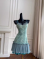 Cute A Line Spaghetti Straps Lace Birthday Outfit Homecoming Dress