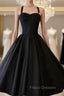 Cute Black Retro Short Formal Prom Gown, Retro Formal Prom Dress