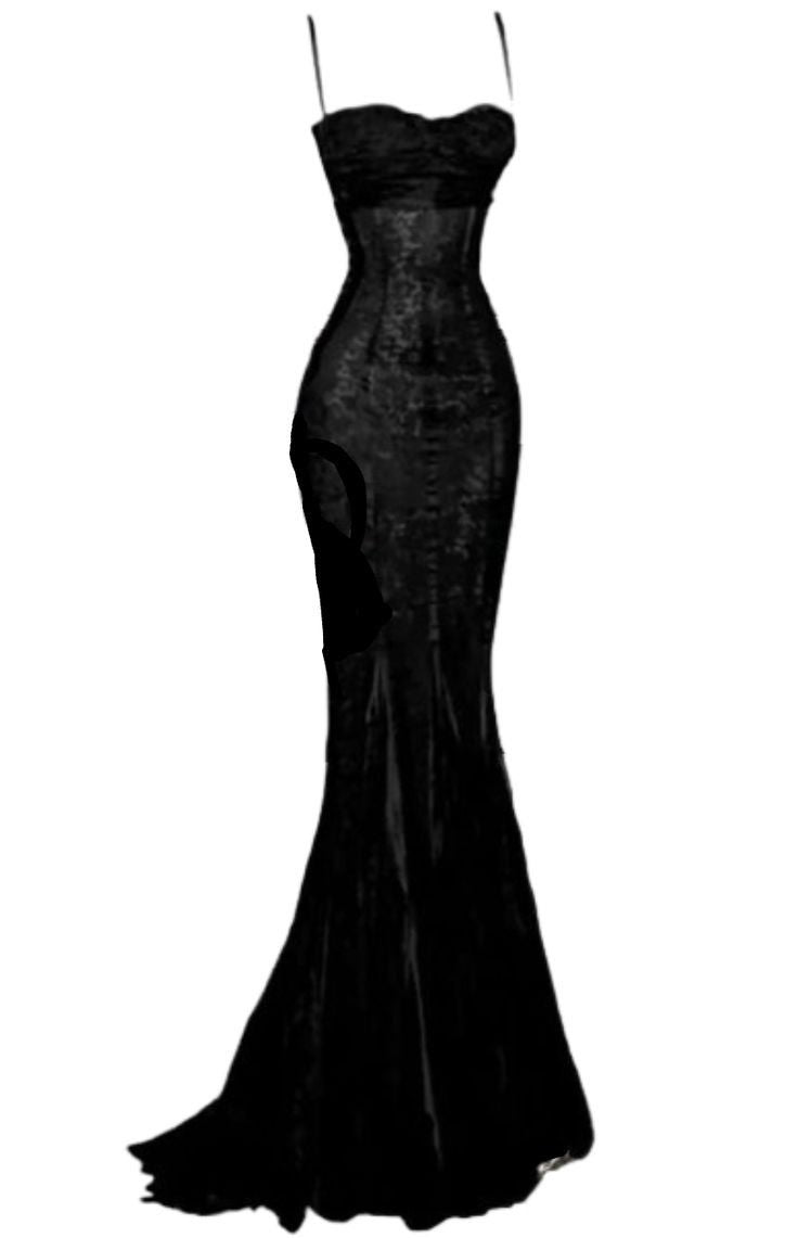 Elegant Mermaid Spaghetti Straps Black Lace Long Prom Dress Birthday O – Frisco Dresses