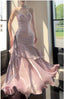 Elegant Mermaid Spaghetti Straps Blue Satin Long Prom Dresses Party Dress 21St Birthday Outfits Graduation Dresses