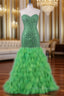 Feather Mermaid Formal Prom Dress Long Formal Dress For Women Wedding Party