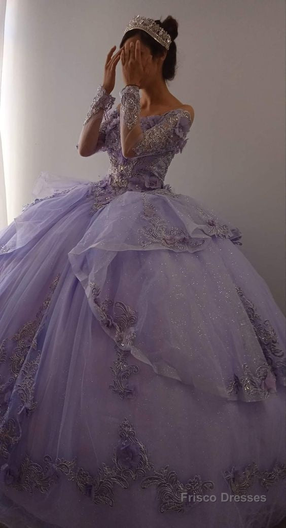 Glitter Purple Princess Dress,Quinceanera Dress, Sweet 16 Dress Frisco Dresses Glitter Purple Princess Dress,Quinceanera Dress, Sweet 16 Dress Frisco Dresses