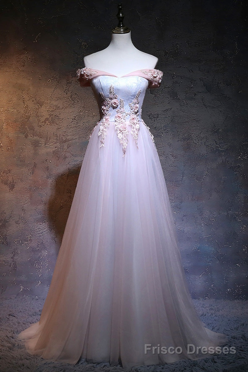 Light Pink Sweetheart Off Shoulder Party Dress, Long Prom Dress Frisco Dresses Light Pink Sweetheart Off Shoulder Party Dress, Long Prom Dress Frisco Dresses