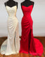 Long Mermaid Pleated Dress With Slit
