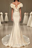 Long Mermaid Sweetheart Satin Formal Prom Dress