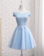 Lovely Off Shoulder Short Party Dress, Cute Homecoming Dress