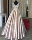 Luxurious Sequins V-Neck Bow Sashes Prom Dresses Ball Gowns