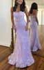 Luxurious Strapless Sheer Lace Applique Long Prom Dress Birthday Outfit