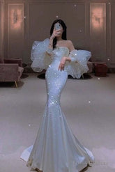 Mermaid Long Prom Dress Charming Evening Dress Birthday Outfits
