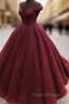Mexican Quinceanera Dress Ball Gown Sequin Off Shoulder