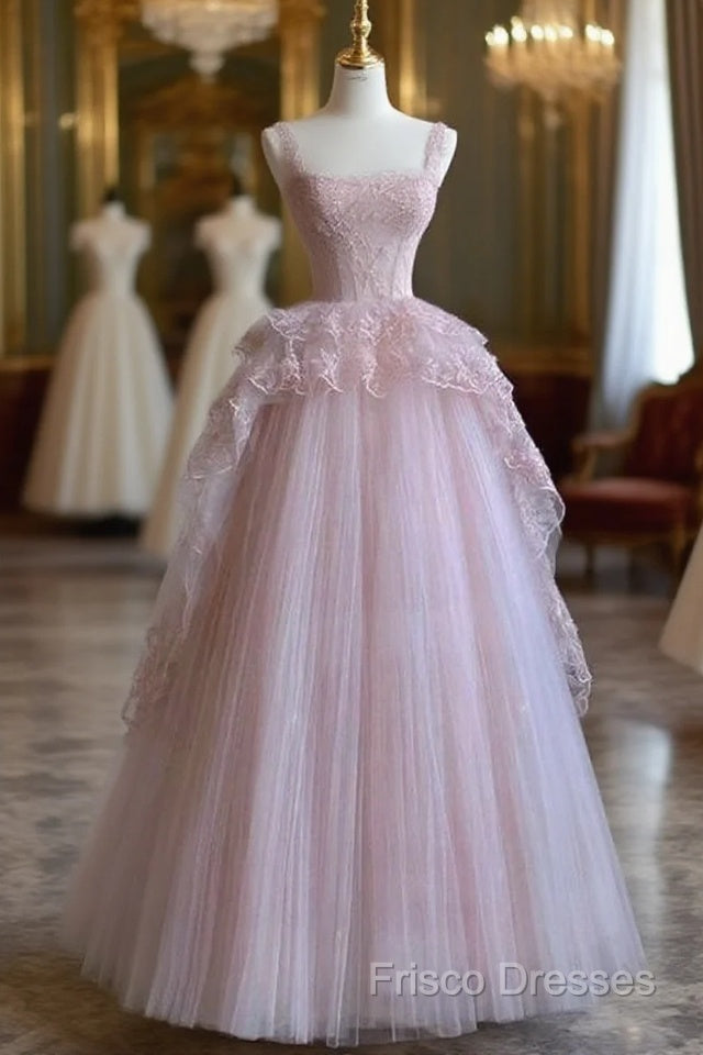 pretty pink dresses Ball Gown Strapless Long Lace Formal Prom Dress Formal Dre CCAPRIL flowing organza Color:Dark Burgundy The lace-up boots we're