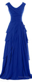 Royal Blue Bodice Maxi Fashion 2025 New Evening Dresses
