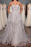 2024 Custom Made Silver Sweetheart Beading Layered Sleeveless Pegeant Formal Prom Dress