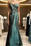 Retro Mermaid Sweetheart Taffeta Long Evening Dress Formal Prom Dress