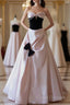 Sexy Ball Gown Sweetheart Neckline Pink Satin Formal Dress Formal Prom Dress