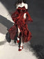 Sexy French High Low Spaghetti Straps Christmas Dress Burgundy Birthday Dresses Birthday Outfits