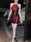 Sexy Halterneck Hip-Hugging Sparkly Backless Homecoming Dress