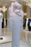 Sexy Sheath Straps White Formal Prom Dress 21Th Birthday Outfit
