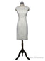 Sheath Cap Sleeves Knee Length Mother Of The Bride Dresses