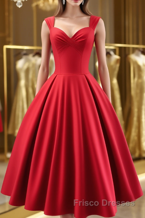 Simple Short Red Formal Prom Dresses, Short Red Homecoming Dresses, Fo Frisco Dresses Simple Short Red Formal Prom Dresses, Short Red Homecoming Dresses, Fo Frisco Dresses