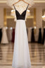 Simple White Chiffon Backless Long Formal Prom Dress, Formal Dress