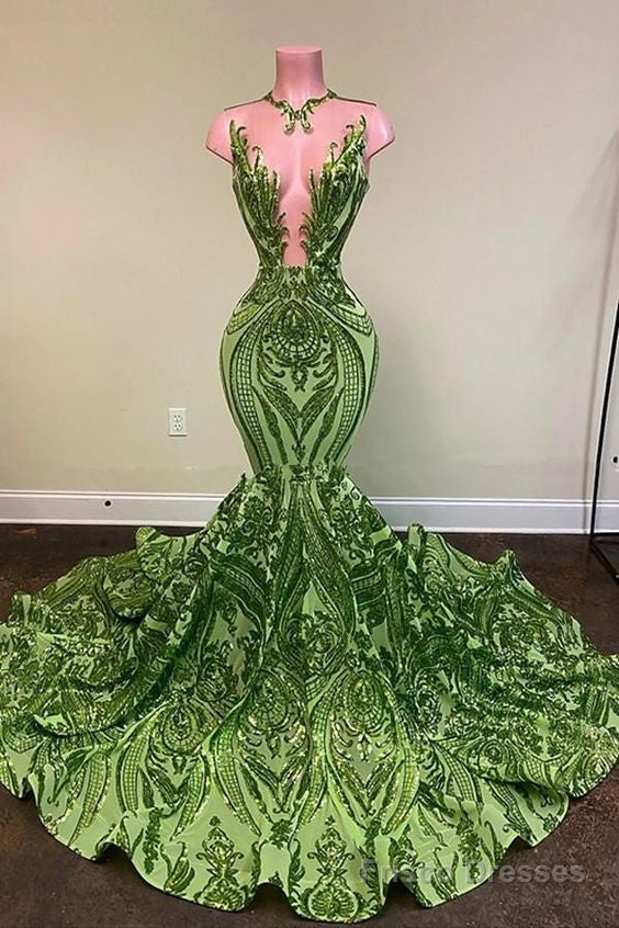 Sparkly Sequins Olive Green Mermaid African Prom Dresses Black Girls N Frisco Dresses Sparkly Sequins Olive Green Mermaid African Prom Dresses Black Girls N Frisco Dresses