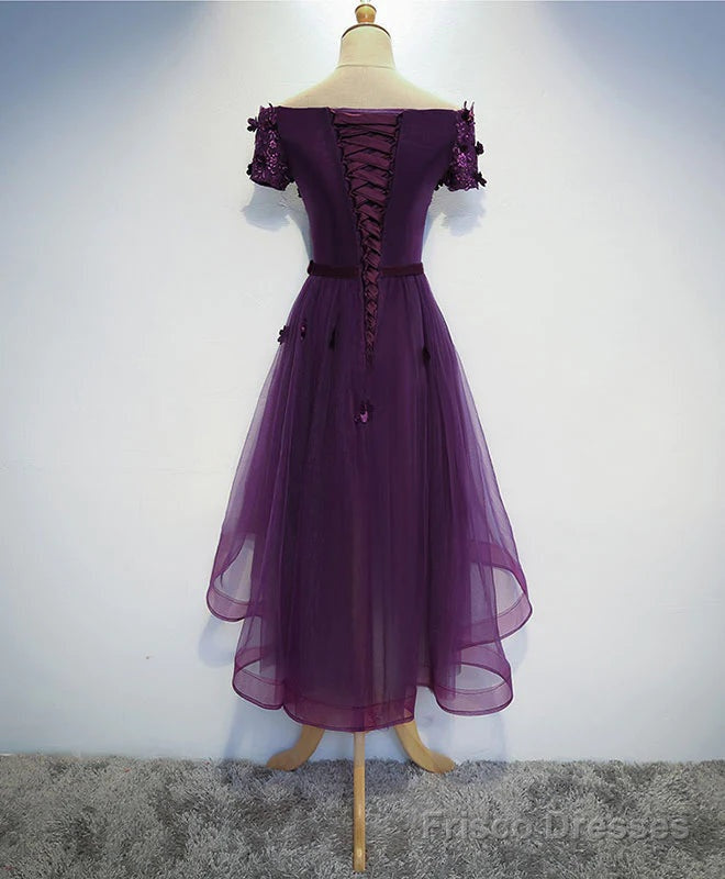 dark purple club dress Damaris Dark Purple Mock Neck Backless Maxi Dress