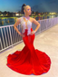 Stunning And Elegant Princess Party Wear Gown Red Prom Dresses