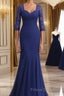 Trumpet/Mermaid Sweetheart Floor-Length Chiffon Mother of the Bride Dress With Lace